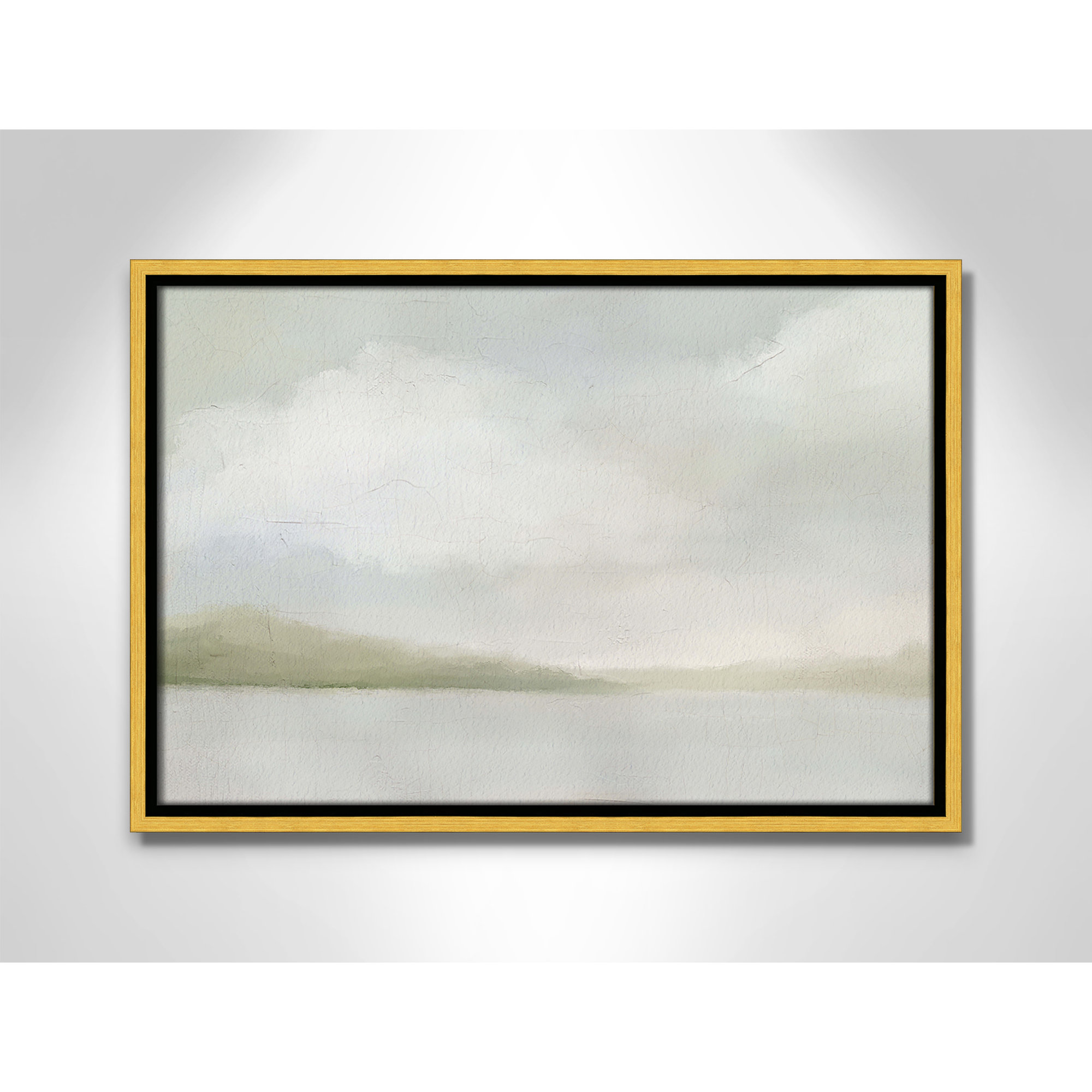 A Tranquil Morning, Gold, 13.5" H x 19.5" W