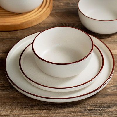 Famiware 12 Piece Dinnerware Set, Dish Set for 4