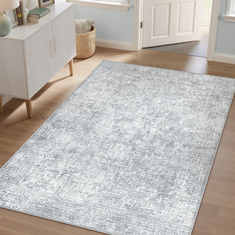 Ladonya Versatile Elegance Machine Washable Area in Light Gray