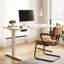 Bureau électrique Inbox Zero Ozia 55 po x 24 po avec contrôleur mémoire, blanc DESK-AGH-4E2B-28-203998147