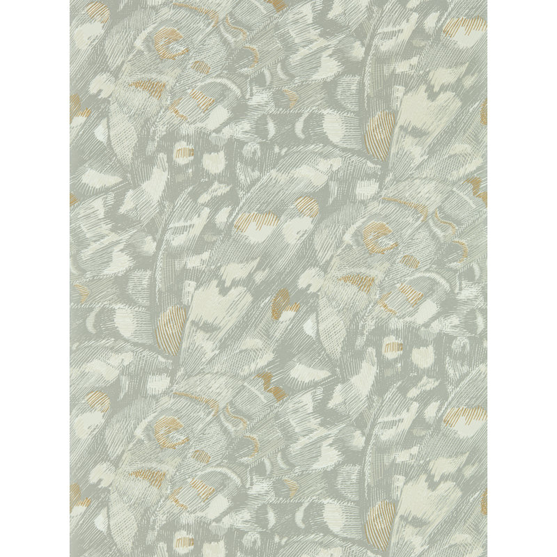 Lamina Wallpaper, Titanium/Oyster