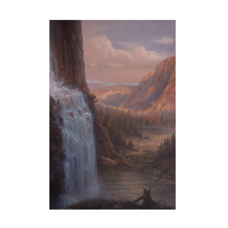 Œuvre d'art sur toile «ologia bologrio », H 19 po x l 12 po