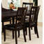 Chaises de salle à manger contemporaines en similicuir brun (lot de 2) - Assise moderne et élégante avec 2 coussins, design ravissant