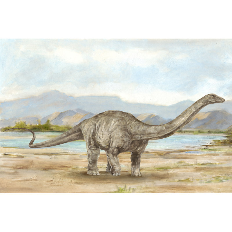 Illustration de dinosaure V, H 12 po x l 18 po x P 1,25 po
