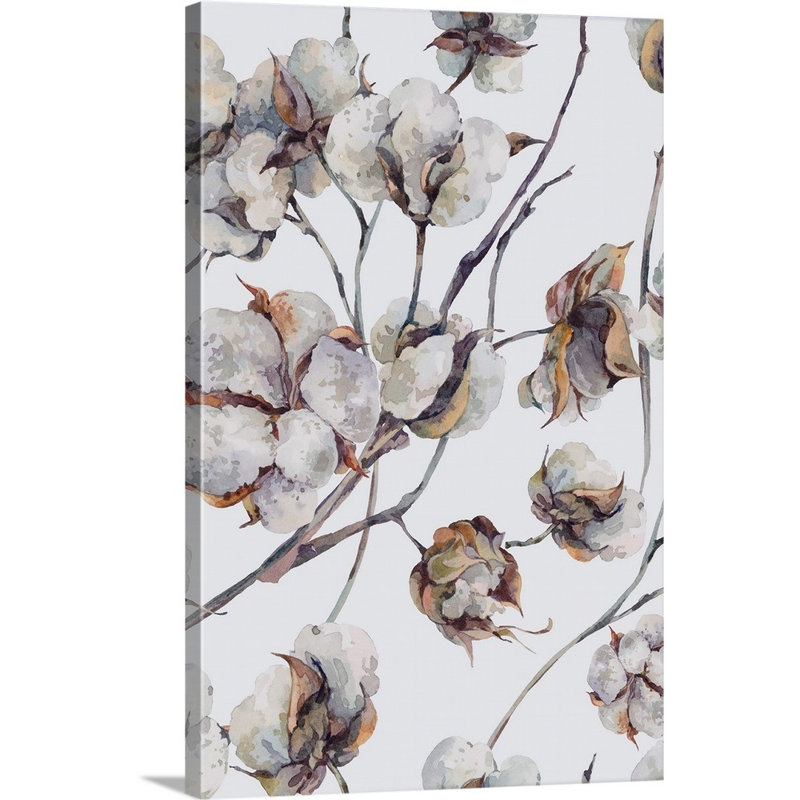Reproduction d’art sur toile, "Cotton II" par Incadd, Toile tendue, H 24 po x l 16 po x P 1,25 po