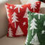 Abstract Red + Green Backrest Cushion