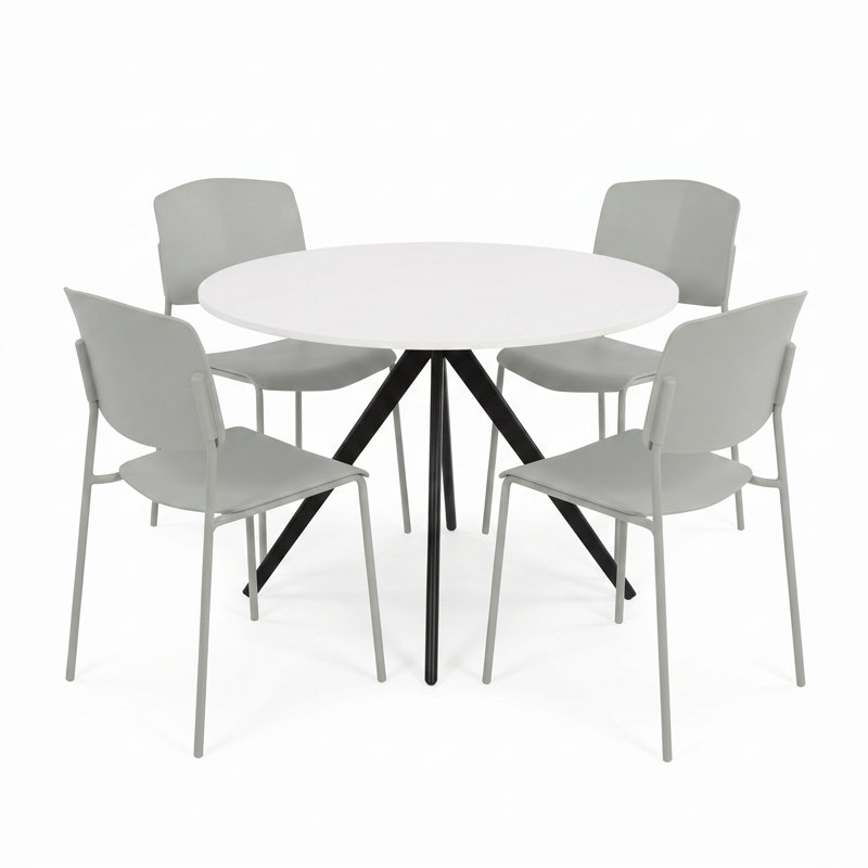 Westcreek Dining Set, Grey, White