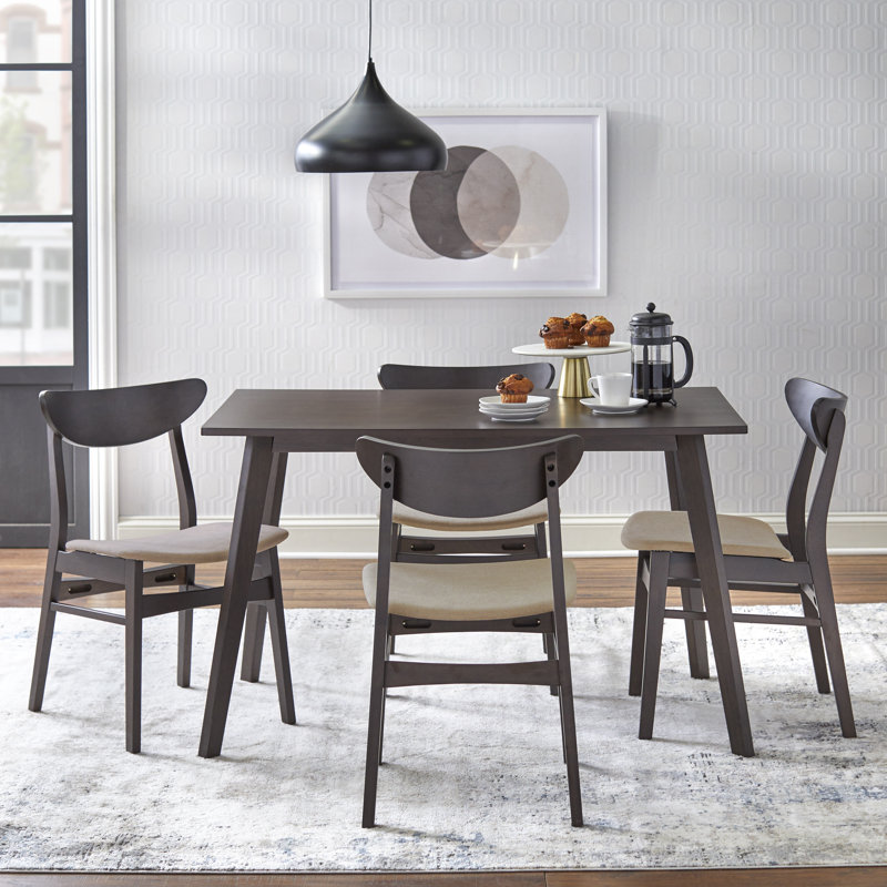 Aziz 4 - Person Four Leg Dining Set