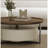 Creative Coffee Table with Smoked Veneer