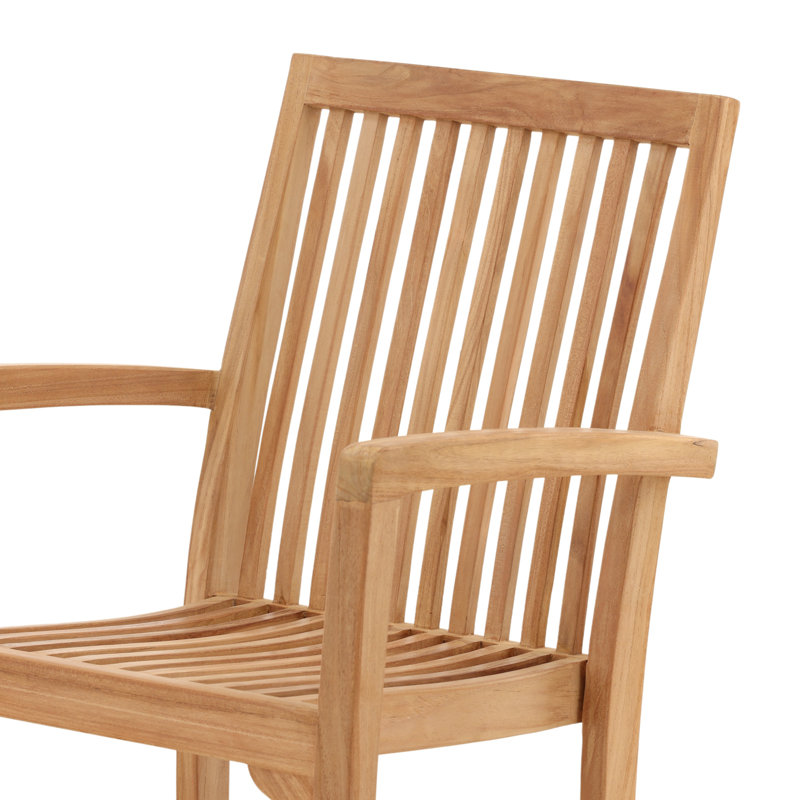 Ashdown Teak Wood Outdoor Arm Chair