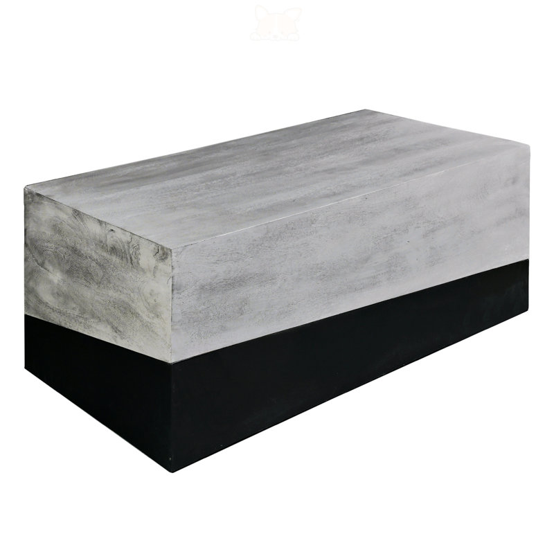 Table basse Caelin, gris, H 17 po x L 45 po x l 24 po