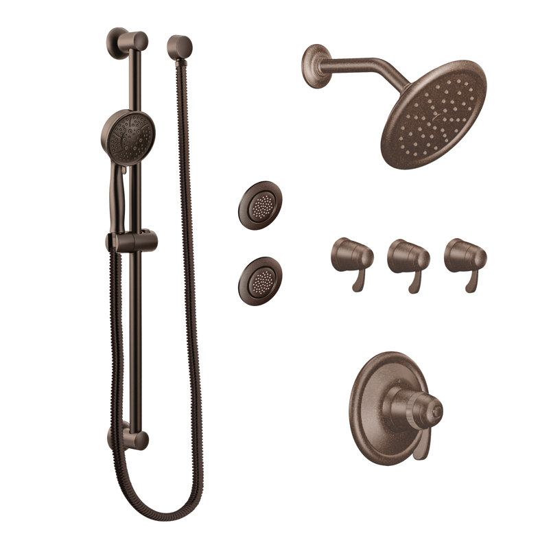 Shower System Kits, Oil Rubbed Bronze