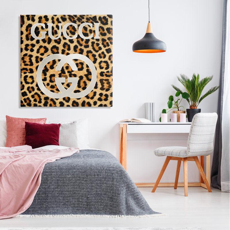 «Trendy Glam Leopard Spots» par Madeline Blake, impression sur toile tendue, H 36 po x l 36 po x P 1,5 po