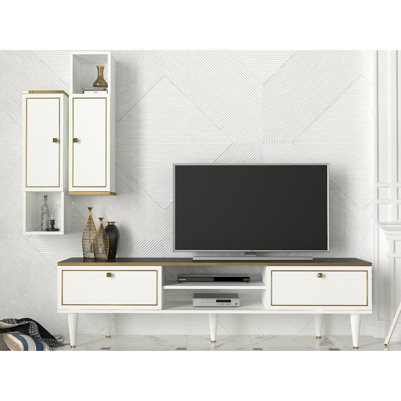 Pamphile Unfinished TV Stand for TVs up to 55"