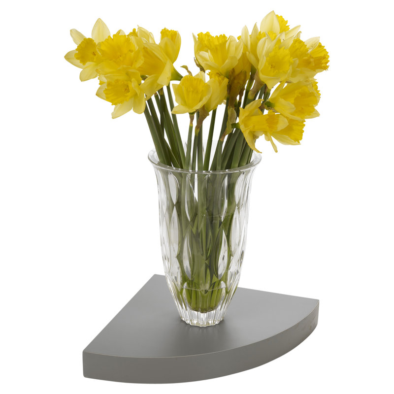 Lasher Corner Shelf, Grey