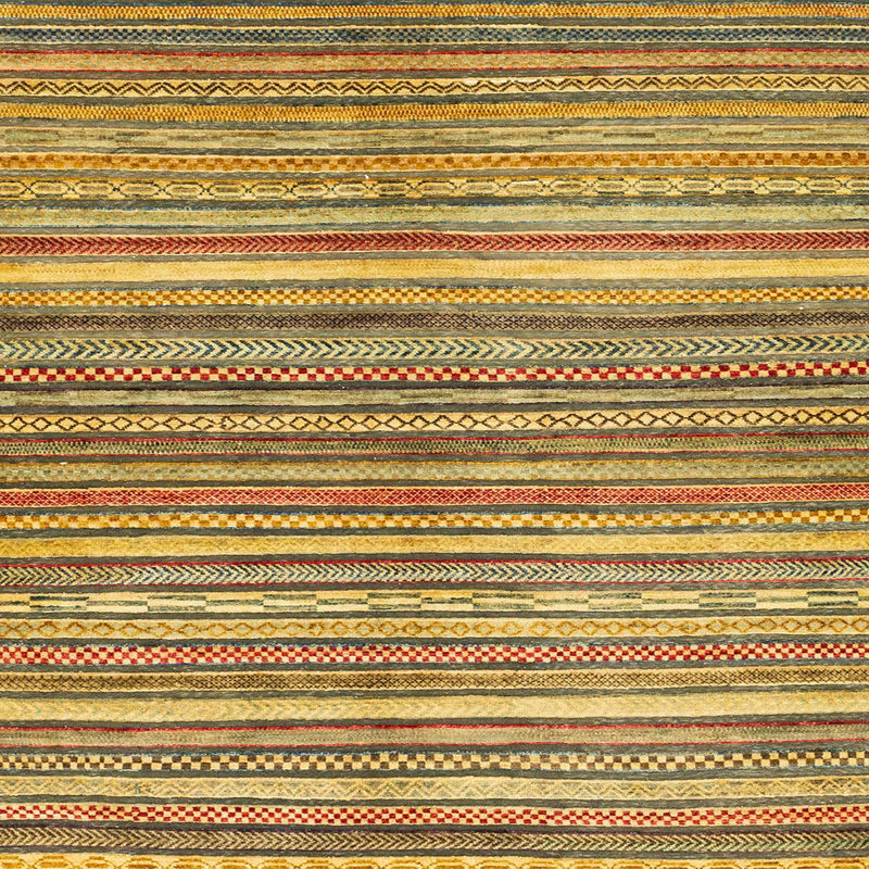 Tapis 100% abstrait 2200 lavable à la machine, Carré 5 pi