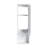 12" Bathroom Wall Cabinet, Soft Close Doors, Float Mounting Design