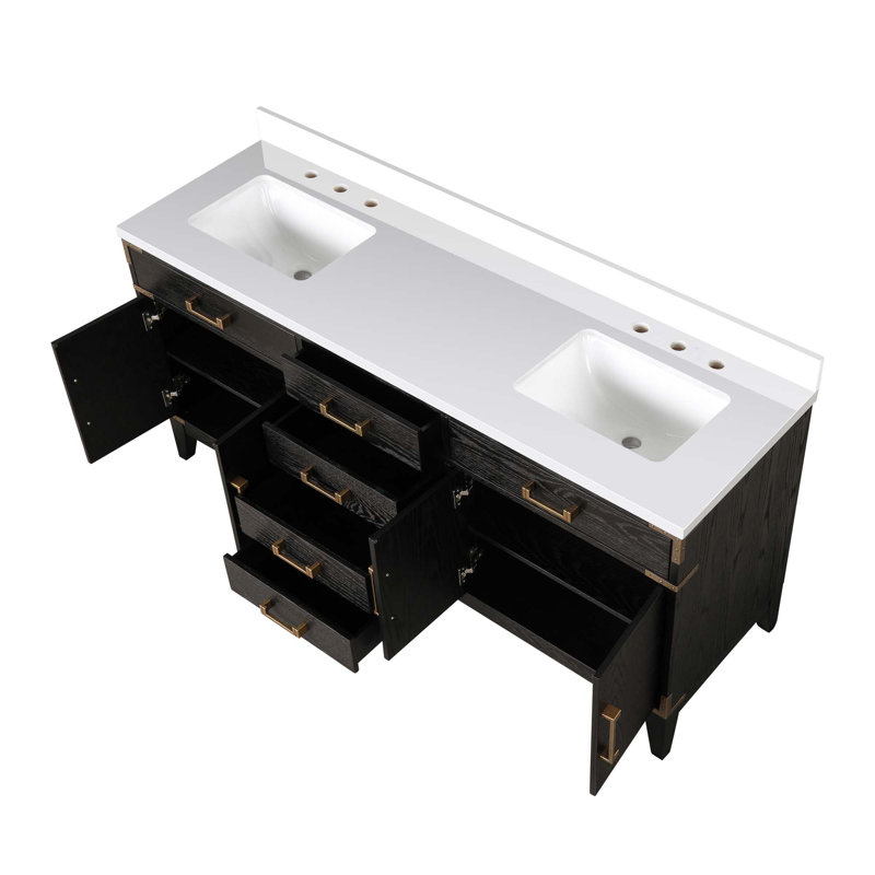 Double Bath Vanity With Top