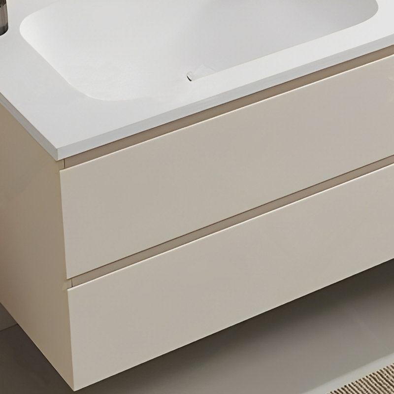 Modern minimalist style bathroom cabinet, 70.86"