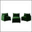 Canapé d'angle modulaire de 105 pouces, recouvert de tissu chenille doux, 3 places avec pouf, canapé en L pour un confort et un style optimaux.-453366527