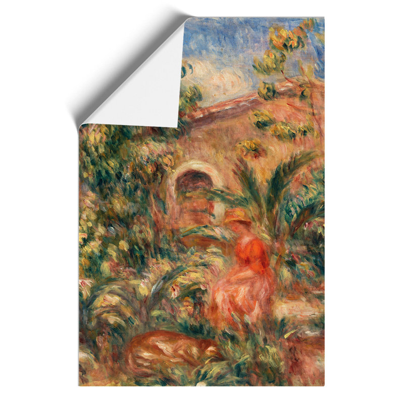 Farmhouse Vol.1 by Pierre-Auguste Renoir - No Frame Painting, 59cm H x 42cm W x 0.1cm D