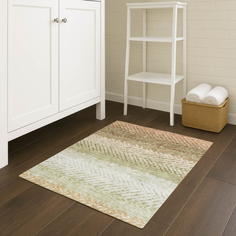 Tapis intérieur / extérieur lavable à la machine Chantille ACN2740, 2 pi 6 po x 3 pi 10 po, Sauge
