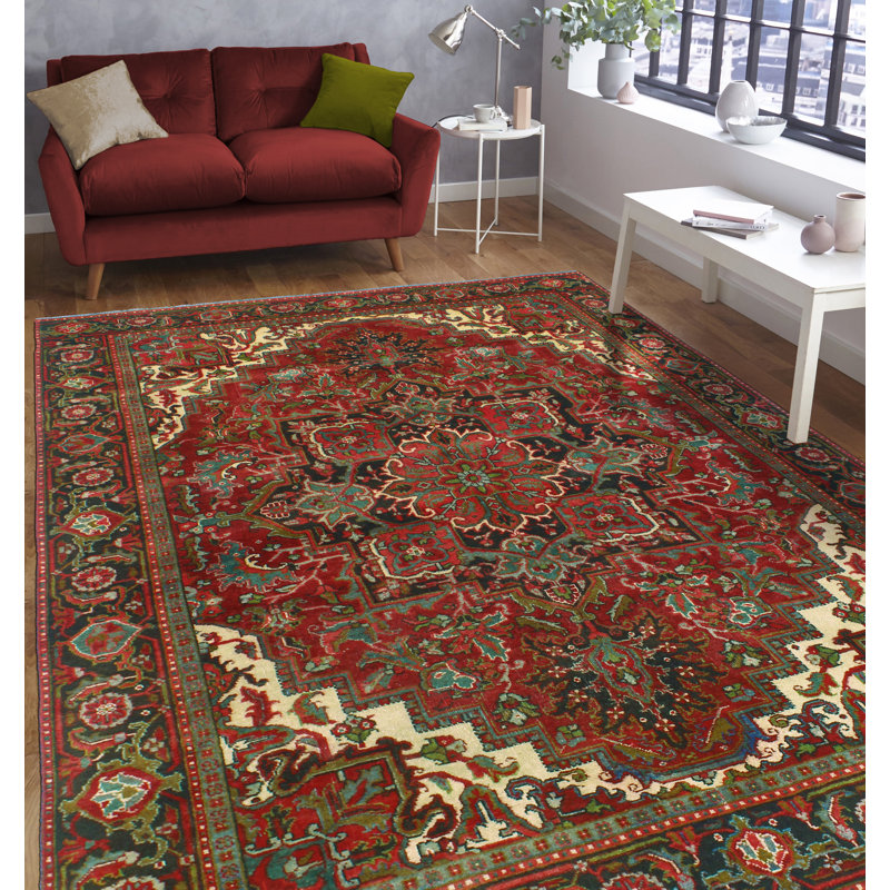 Khylar Heriz Pervin Red Rug