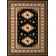 Tapis noir / brun Juana