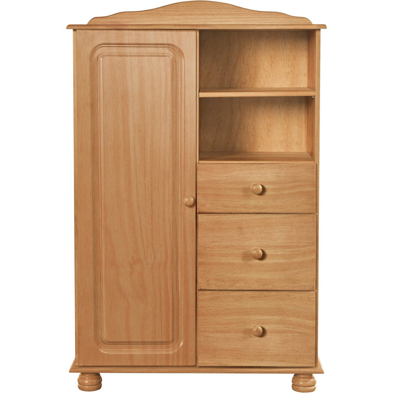 Amoakuh 125cm Kitchen Pantry, Stained Wax