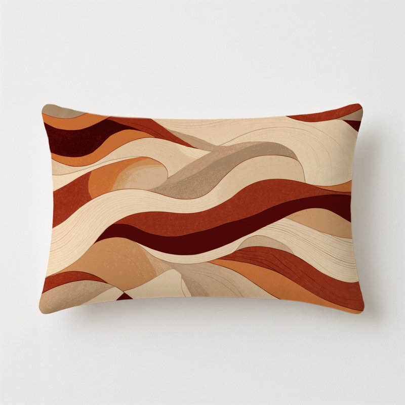 Ember Traces Indoor And Outdoor Throw Pillow, Rectangle 14"H x 20"W