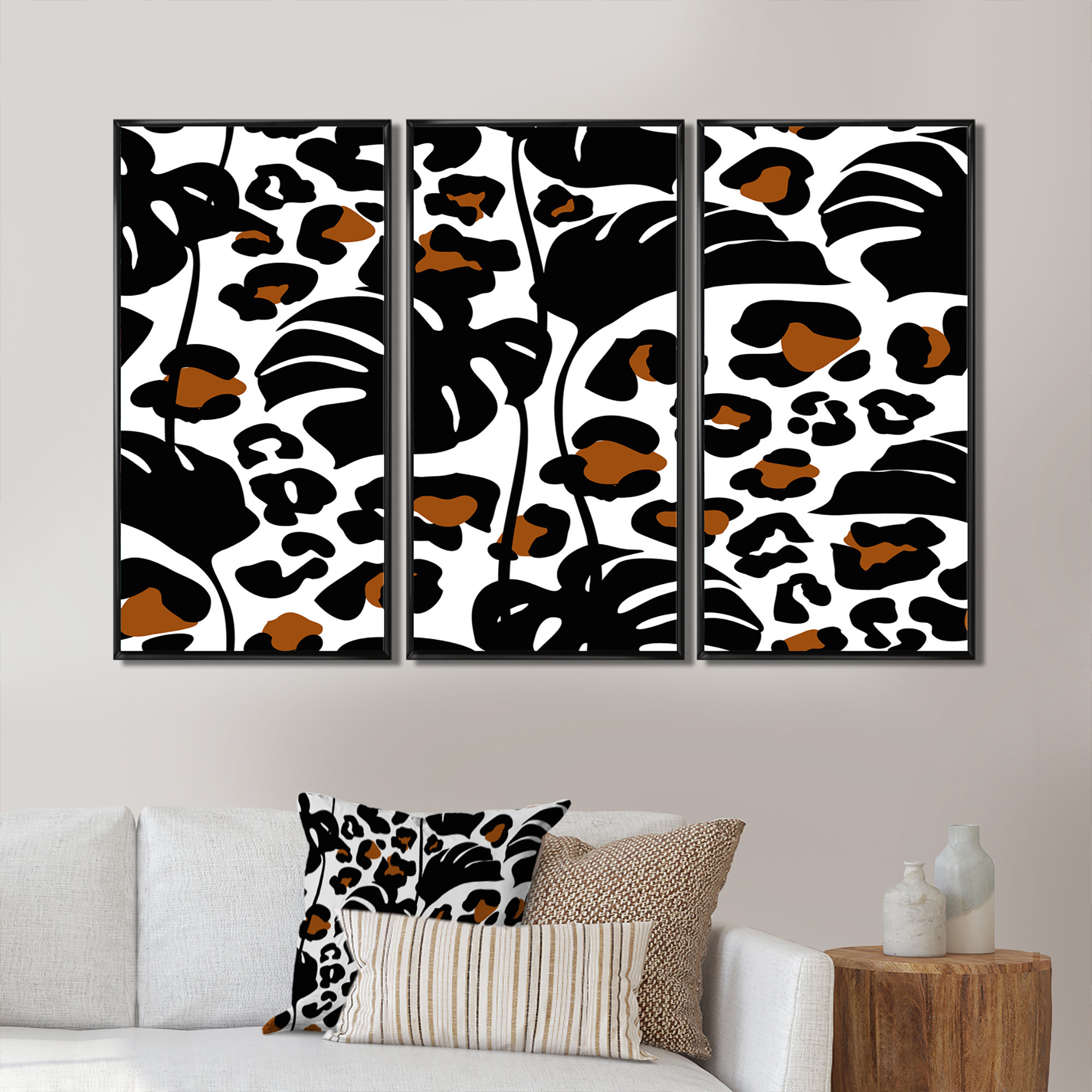 Leopard Palm Leaf II Wall Art, Canvas Prints, Framed Prints, Wall