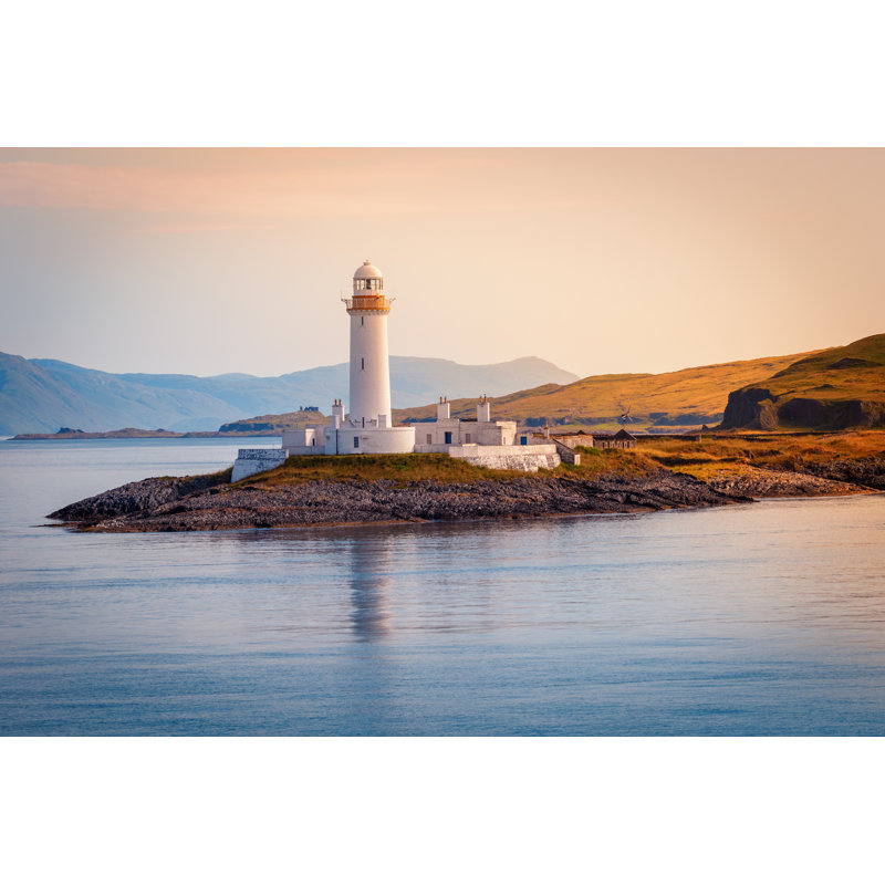 Eilean Musdile Lighthouse by Jarcosa - Wrapped Canvas Print, 81cm H x 122cm W
