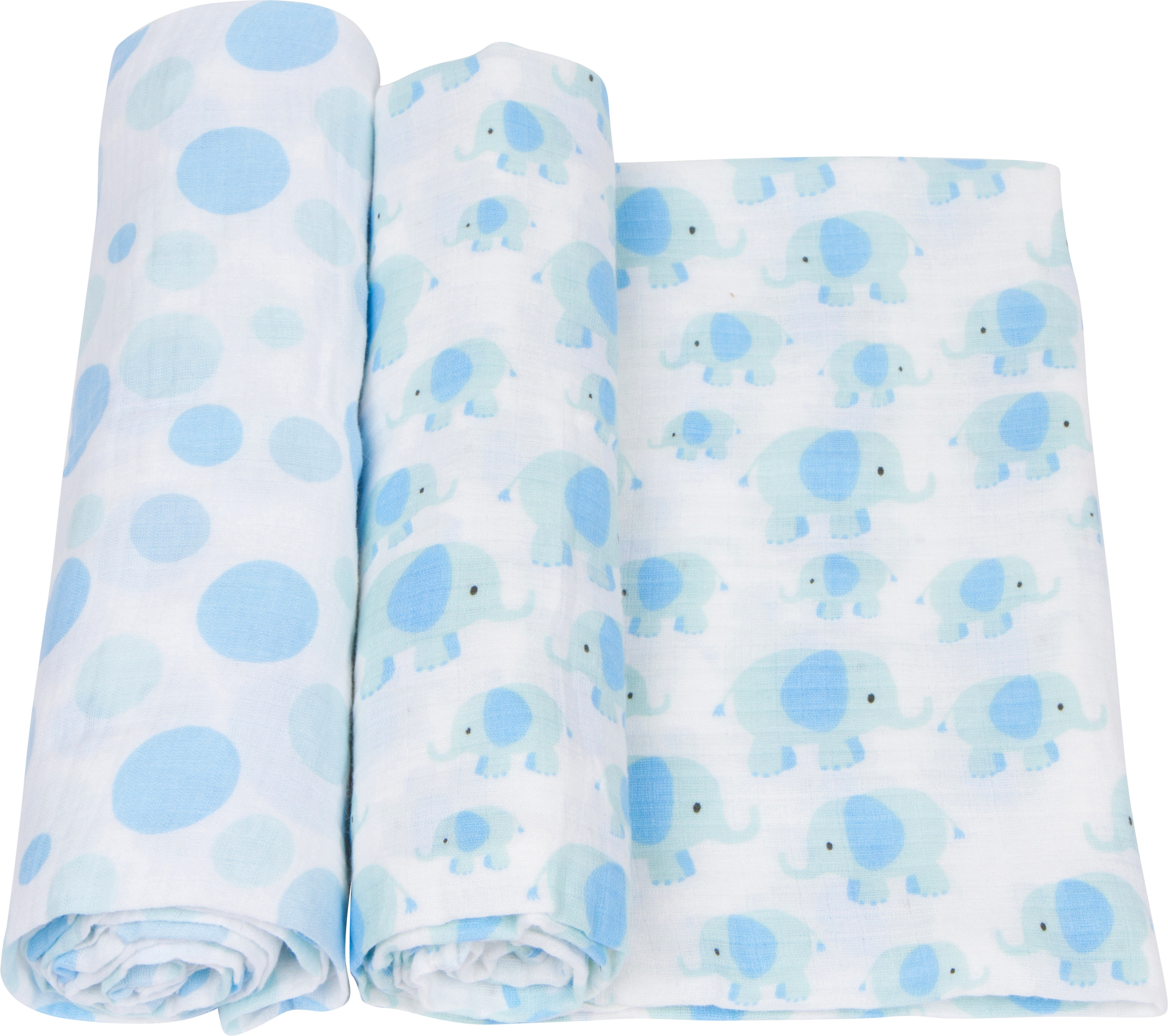 Blue discount muslin swaddle