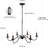Ercel 6-Light Dimmable Classic Candle Style Rustic Linear Farmhouse Chandelier for Kitchen Island -93662853-138508697
