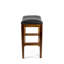 Tabouret de bar Saddle - crocodile noir