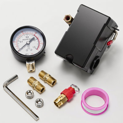 Ensemble de pressostats de compresseur d'air avec accessoires