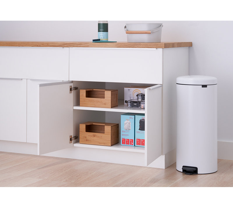  Distributeur de sacs poubelle en bambou Ecostorage® - ensemble de 2