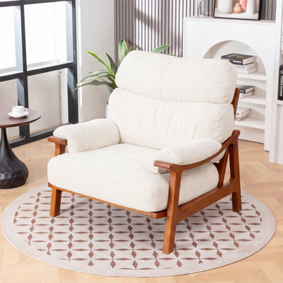 Fauteuil d'appoint Cozy Modern Chenille
