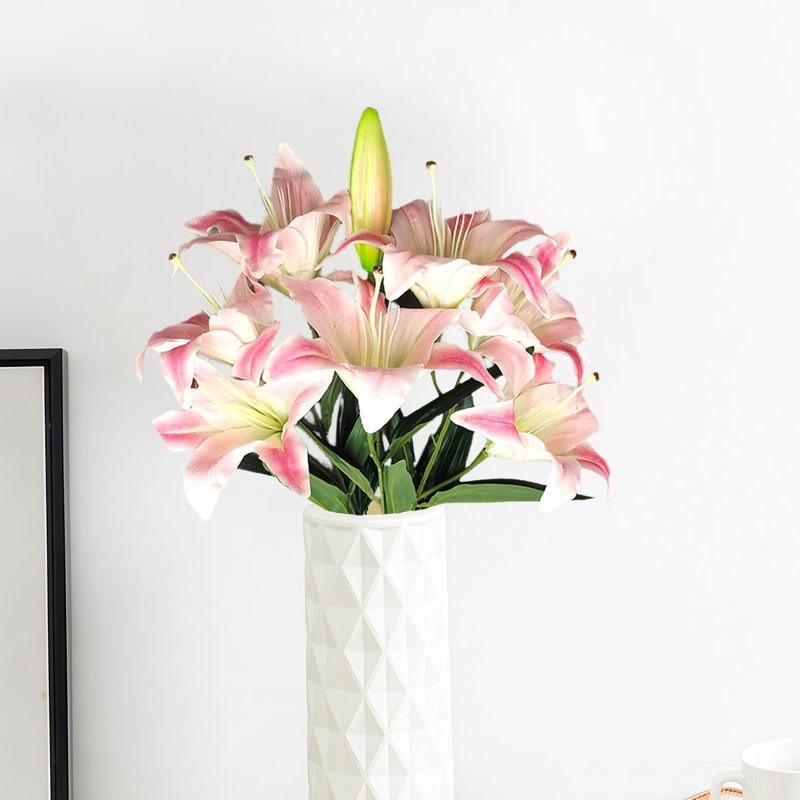 Lily Artificial Flowers Bulk Bouquet
