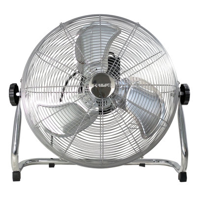 Ventilateur industriel 20 po à grande vitesse - Chrome