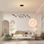 2 - Light Black LED Kitchen Island Pendant-1184236002