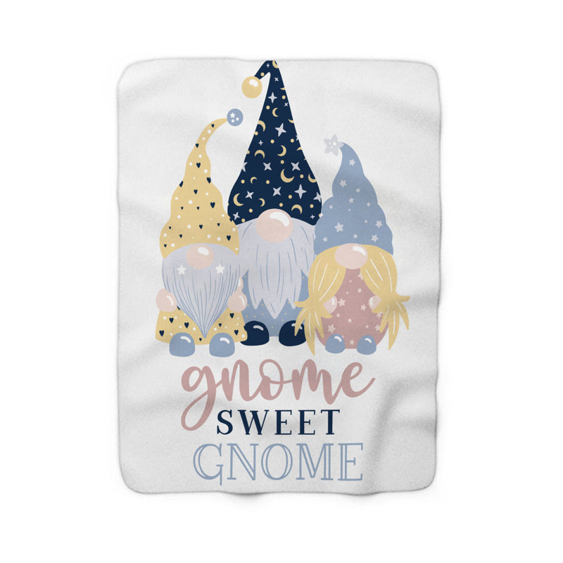  Couverture Bedtime Nursery Sweet Gnome, Lit simple