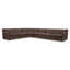 Bernhardt Candace 4 Piece Leather Sectional