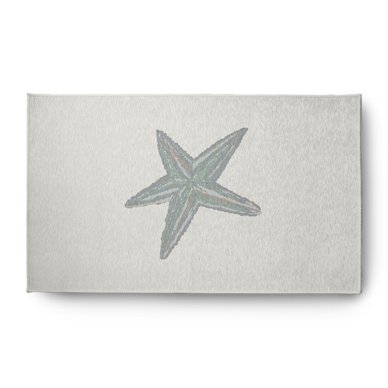Tapis intérieur / extérieur gris Marklesburg, Rectangle 3 pi x 5 pi