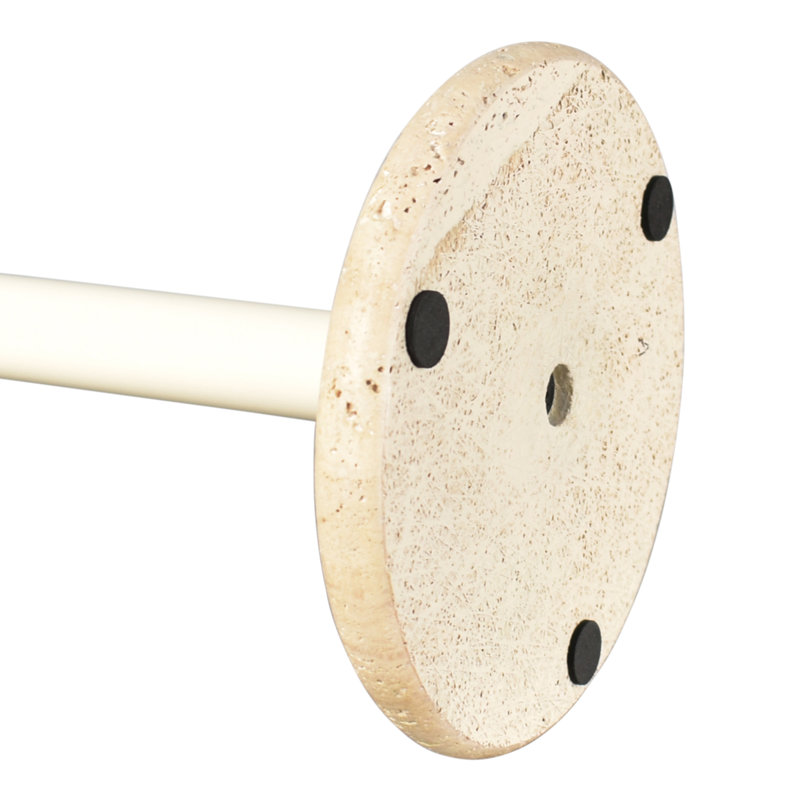 Porte-serviettes en papier Avery, Natural/White Marble