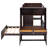 Loft Bed with a Stand-alone bed, Shelves,Desk,and Wardrobe-8001950-8001949