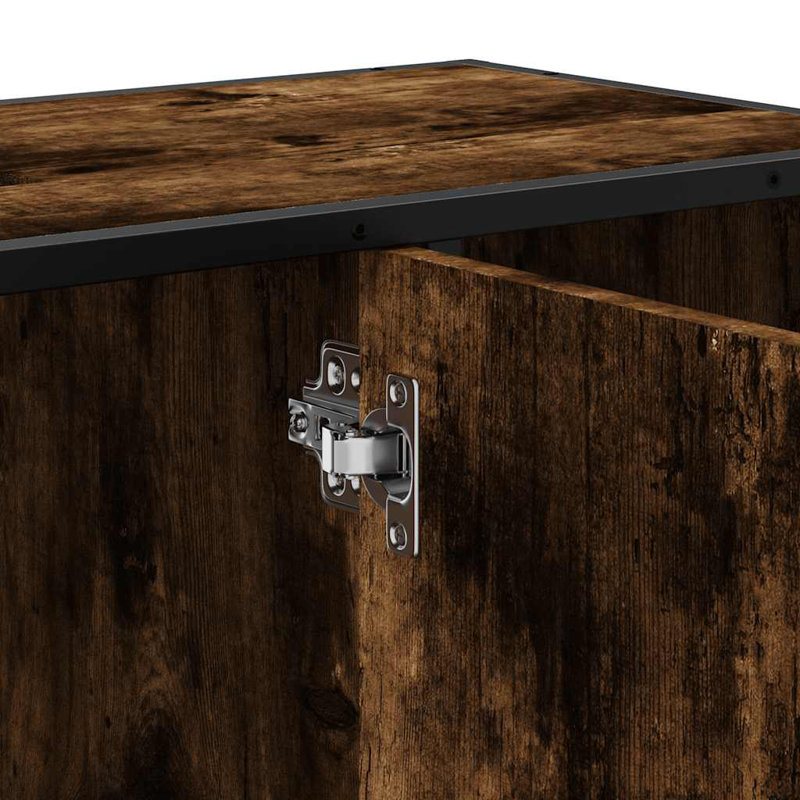 Analiesa Bathroom Cabinet, Smoked Oak