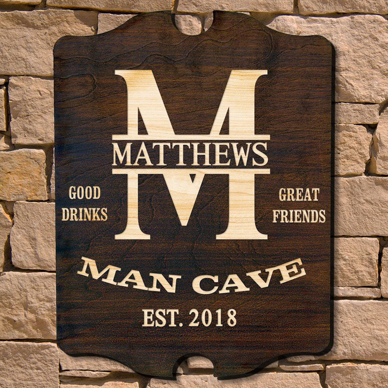 Personalized Pub Sign - Customized Bar Sign, Yes