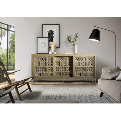 Ermanno 190cm Solid Wood Sideboard