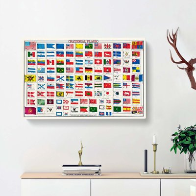 National Flags - Wrapped Canvas